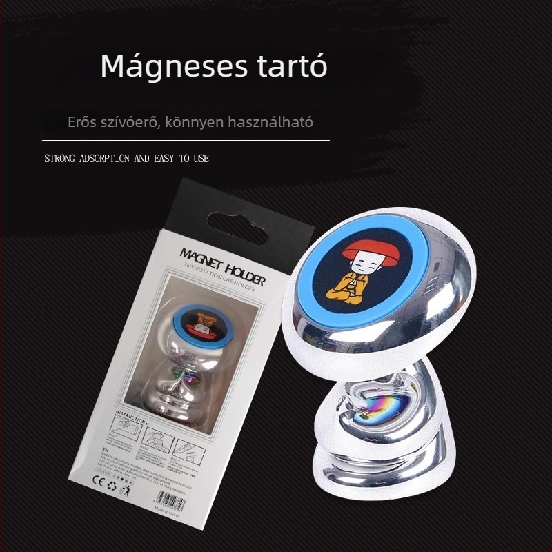 Kiváló minőségű autós telefon-tartó gravitációs rögzítéssel, automata működés, csendes, univerzális