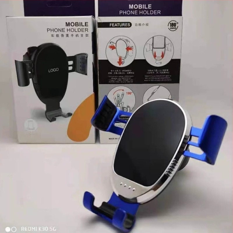 Kiváló minőségű autós telefon-tartó gravitációs rögzítéssel, automata működés, csendes, univerzális