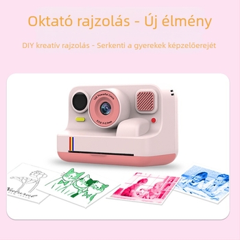 K12Pro Bluetooth Színes Nyomtatású Kamera 1080P Videóval, IPS Kijelző, ABS Ház, Körülbelül 4 Órás Akkumulátor