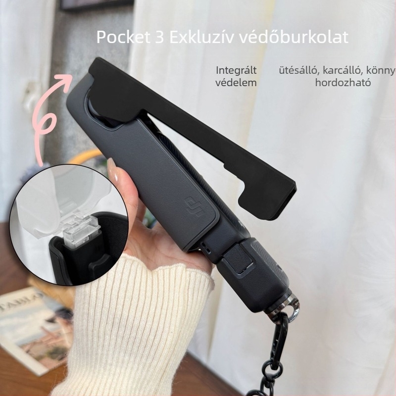 Feishuo DJI Pocket3 felső védőfedél – Osmo Pocket kijelzővédő, PCS anyag, logónyomtatás támogatott, csomag tartalmaz védőfedőt
