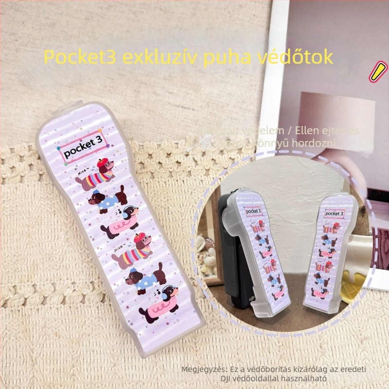 Feishuo DJI Pocket3 felső védőfedél – Osmo Pocket kijelzővédő, PCS anyag, logónyomtatás támogatott, csomag tartalmaz védőfedőt