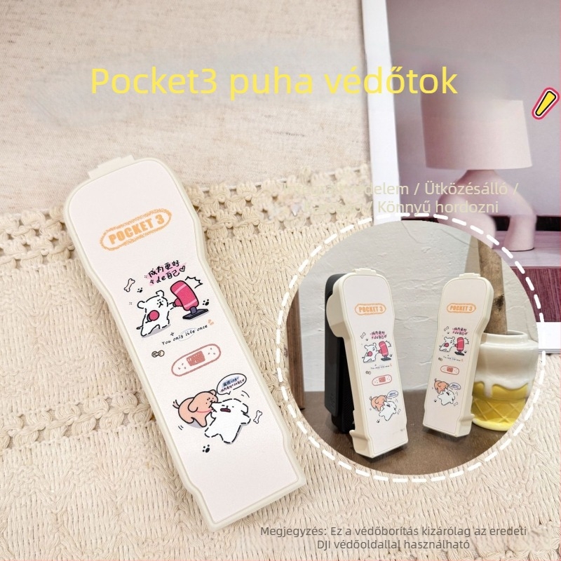 Feishuo DJI Pocket3 felső védőfedél – Osmo Pocket kijelzővédő, PCS anyag, logónyomtatás támogatott, csomag tartalmaz védőfedőt