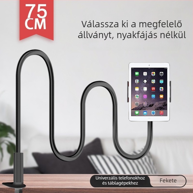 Kétoldalas telefontartó csipeszekkel, asztali és éjjeliszekrényre, élő közvetítéshez és tévénézéshez