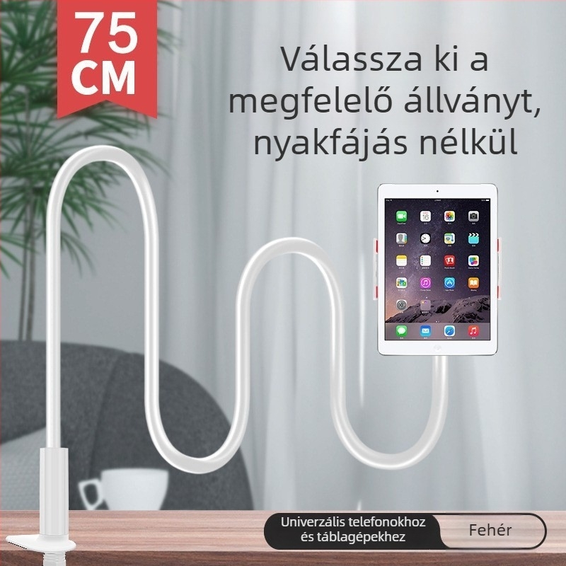 Kétoldalas telefontartó csipeszekkel, asztali és éjjeliszekrényre, élő közvetítéshez és tévénézéshez