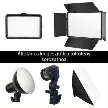 Fém lámpabura fotózáshoz, E27 csatlakozóval – stúdió kellék