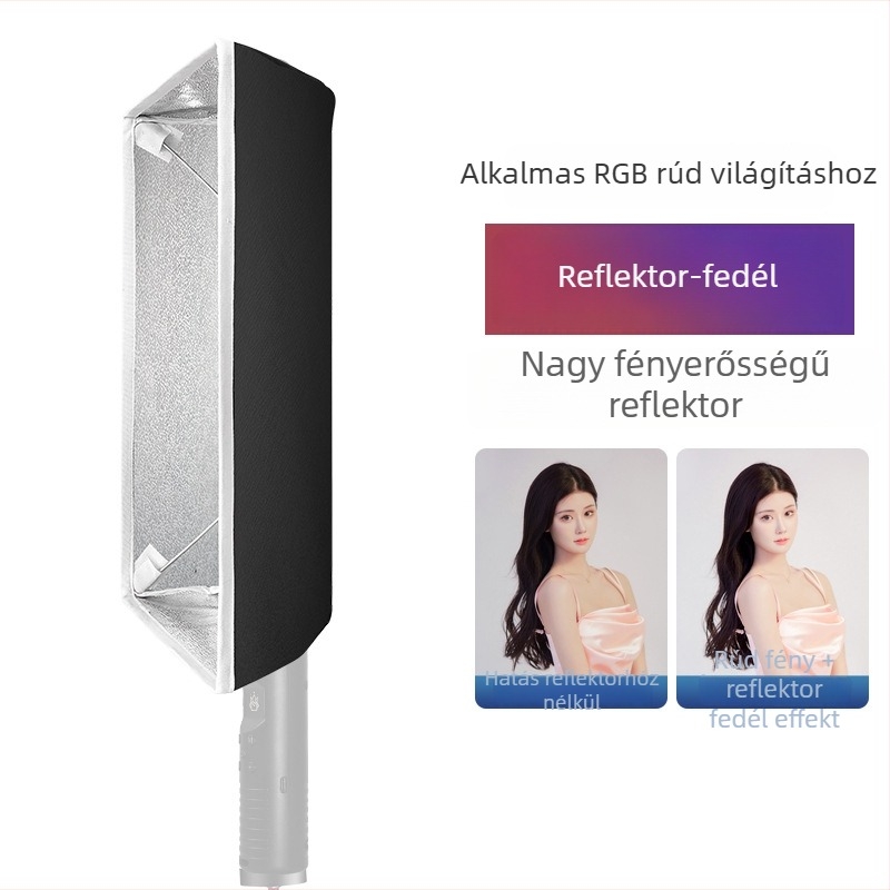 Fém lámpabura fotózáshoz, E27 csatlakozóval – stúdió kellék