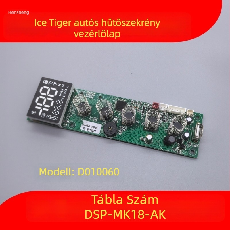 Autóhűtő vezérlő PCB - kijelző panel, alaplap, tápegység (5 L-ig terjedő térfogat)