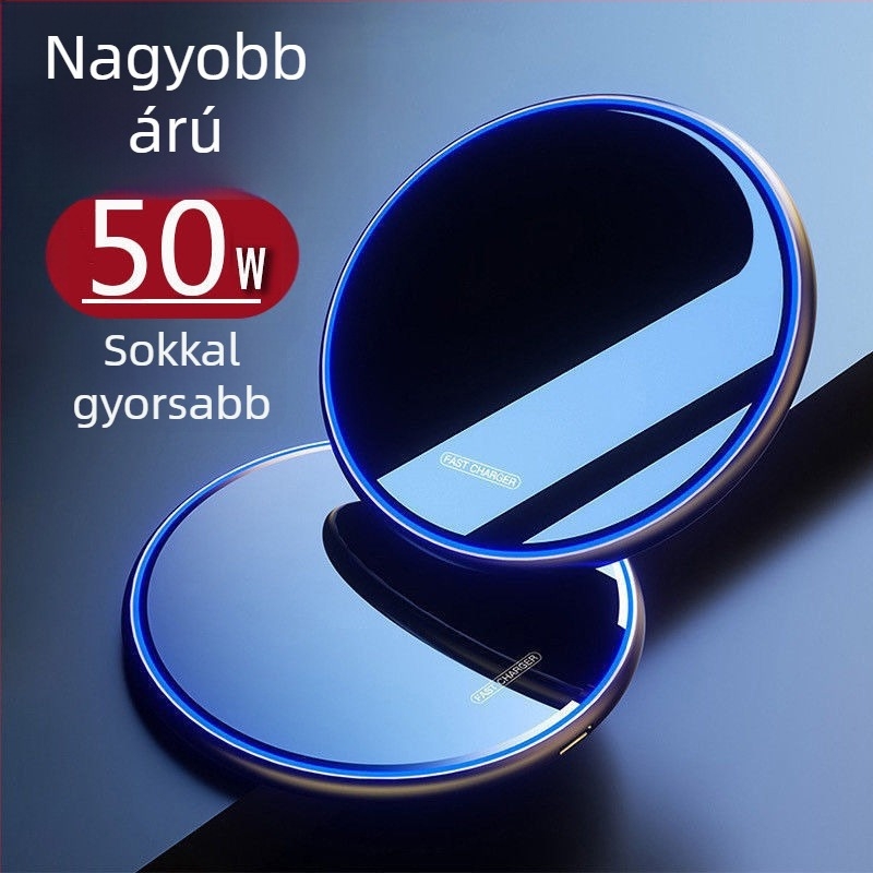QC 4.0 vezeték nélküli gyors töltő - Gyors töltéssel kompatibilis, Mágneses töltés: Nincs, Kijelző: Nincs, Nem eredeti
