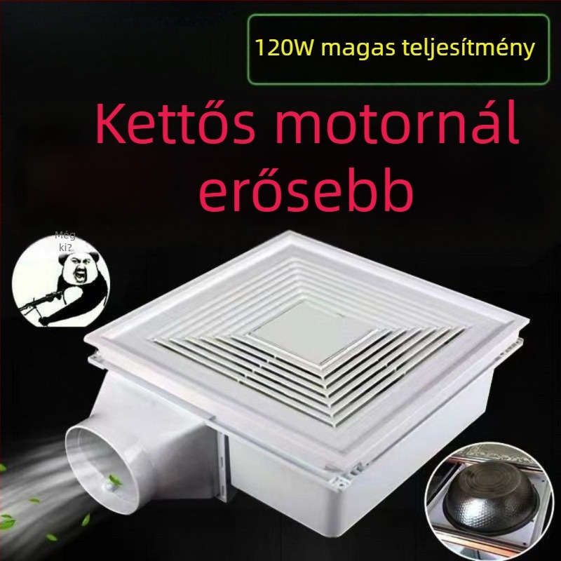 Szellőző ventilátor, Mingshuo 300h-2, távirányító, légáramlás 750 m3/h, ablakos elválasztó stílus