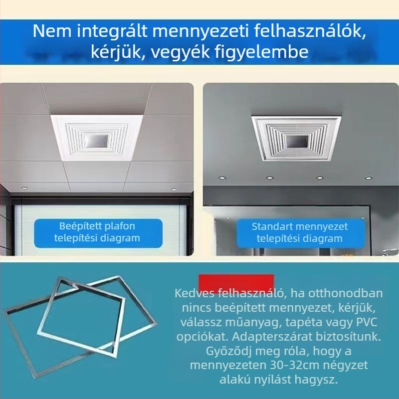 Szellőző ventilátor, Mingshuo 300h-2, távirányító, légáramlás 750 m3/h, ablakos elválasztó stílus