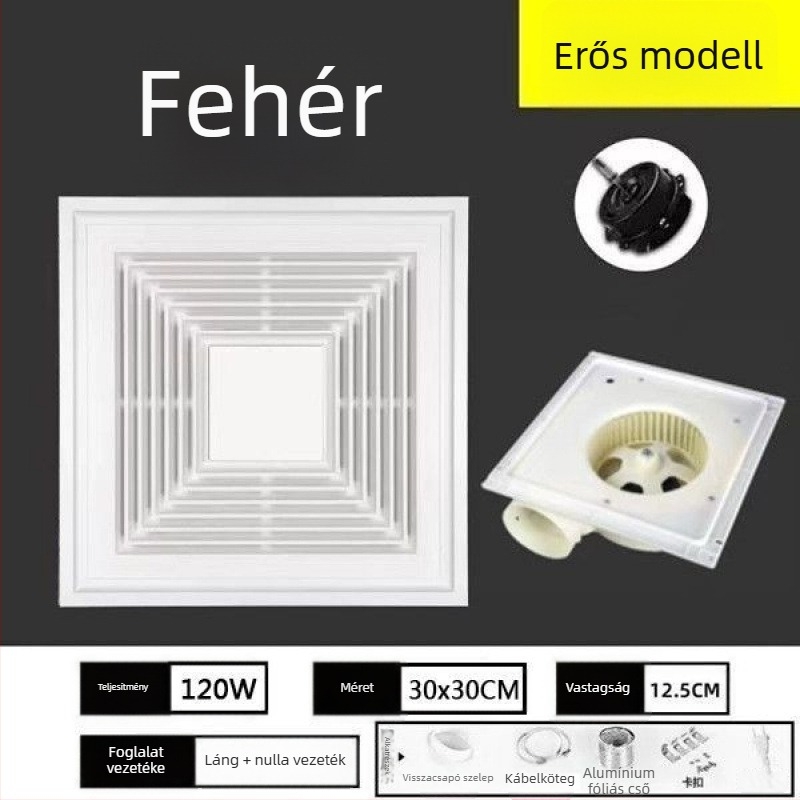 Szellőző ventilátor, Mingshuo 300h-2, távirányító, légáramlás 750 m3/h, ablakos elválasztó stílus