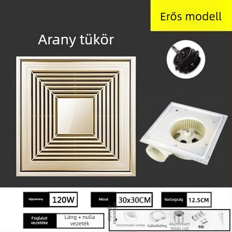Szellőző ventilátor, Mingshuo 300h-2, távirányító, légáramlás 750 m3/h, ablakos elválasztó stílus