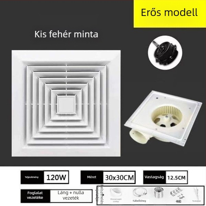 Szellőző ventilátor, Mingshuo 300h-2, távirányító, légáramlás 750 m3/h, ablakos elválasztó stílus