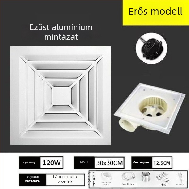 Szellőző ventilátor, Mingshuo 300h-2, távirányító, légáramlás 750 m3/h, ablakos elválasztó stílus