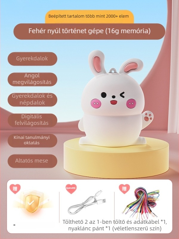 Gyerekeknek szóló oktató mesés zenei lejátszó | Zene/Hang | 0–3 éves korosztály | Műanyag | Memória nélküli