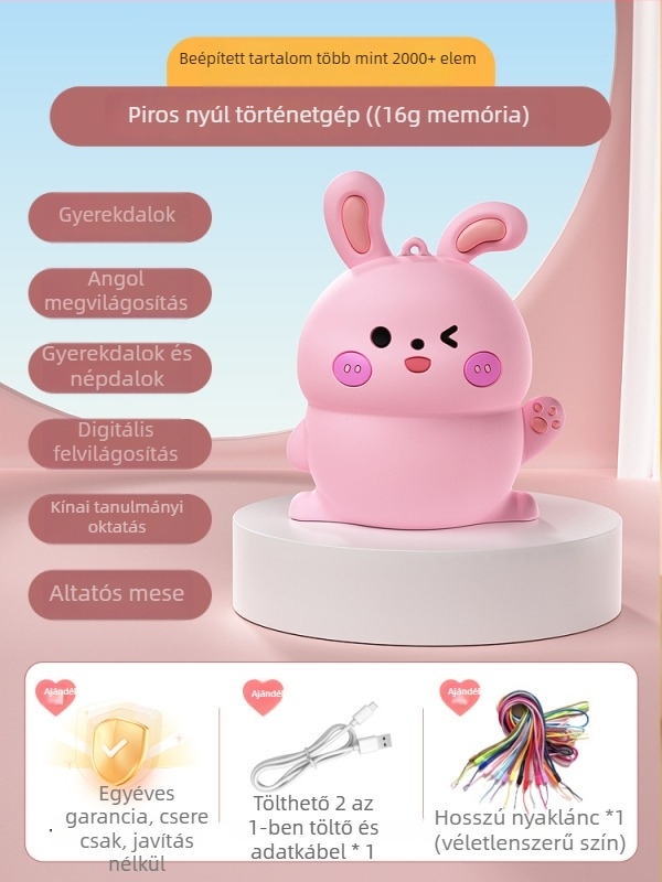 Gyerekeknek szóló oktató mesés zenei lejátszó | Zene/Hang | 0–3 éves korosztály | Műanyag | Memória nélküli