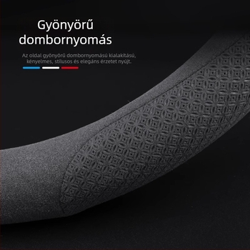 BYD Tang L kormánykerék borítás Nappa bőrrel, DMI Glory és EV Champion kiadások, csúszásmentes, 36 cm átmérő