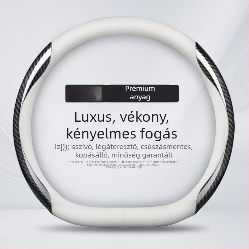 BYD Tang L kormánykerék borítás Nappa bőrrel, DMI Glory és EV Champion kiadások, csúszásmentes, 36 cm átmérő