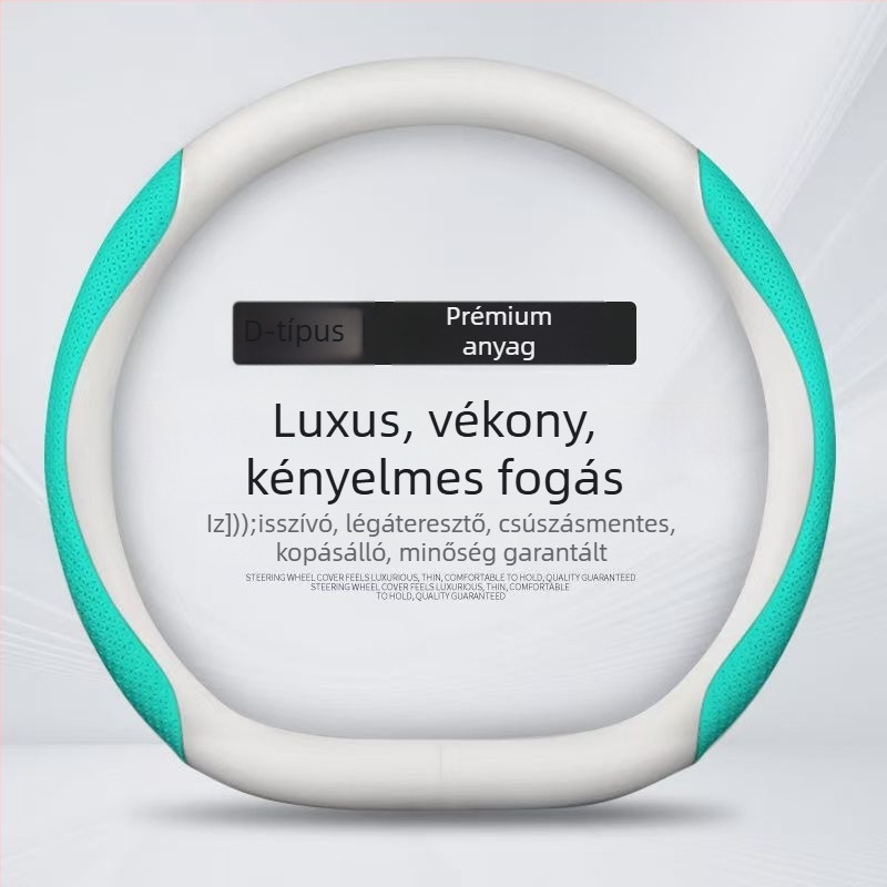 BYD Tang L kormánykerék borítás Nappa bőrrel, DMI Glory és EV Champion kiadások, csúszásmentes, 36 cm átmérő