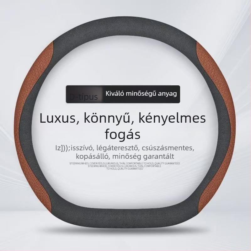 BYD Tang L kormánykerék borítás Nappa bőrrel, DMI Glory és EV Champion kiadások, csúszásmentes, 36 cm átmérő