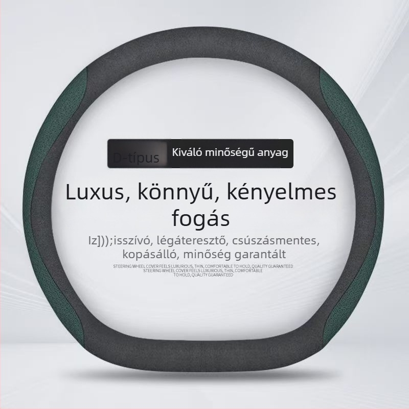 BYD Tang L kormánykerék borítás Nappa bőrrel, DMI Glory és EV Champion kiadások, csúszásmentes, 36 cm átmérő