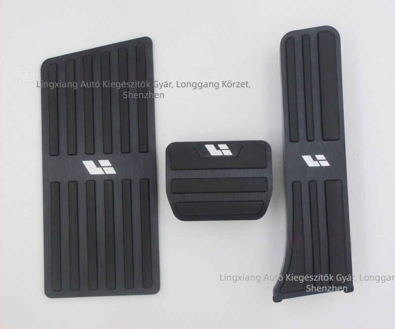 Linxiang alumíniumötvözet gáz- és fékpedál készlet az Ideal L7/L8/L9-modellekhez, automata váltóhoz