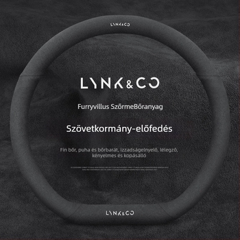 Velúr bőrből készült kormánykerékvédő készlet, egész évben használható, járműspecifikus telepítés, univerzális kompatibilitás