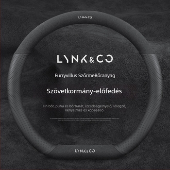 Velúr bőrből készült kormánykerékvédő készlet, egész évben használható, járműspecifikus telepítés, univerzális kompatibilitás