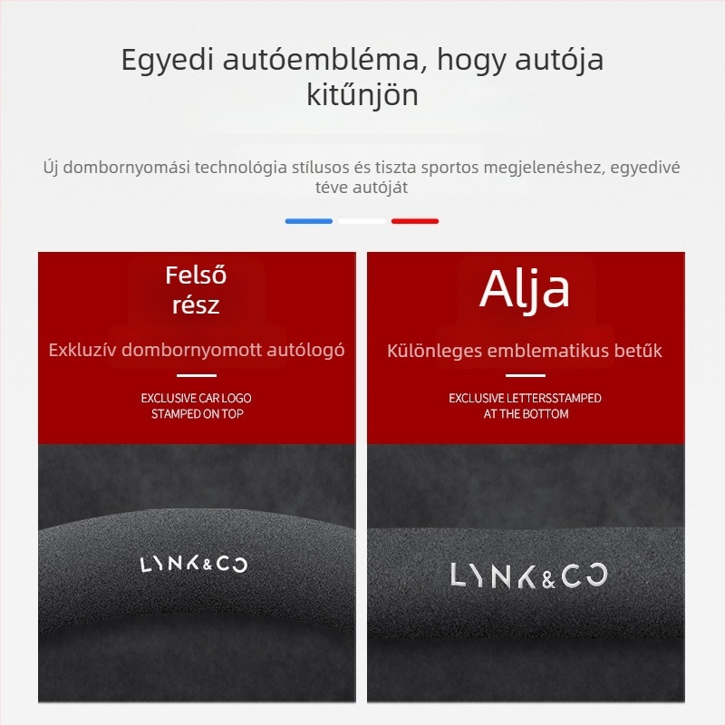 Velúr bőrből készült kormánykerékvédő készlet, egész évben használható, járműspecifikus telepítés, univerzális kompatibilitás