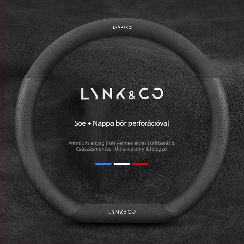 Velúr bőrből készült kormánykerékvédő készlet, egész évben használható, járműspecifikus telepítés, univerzális kompatibilitás