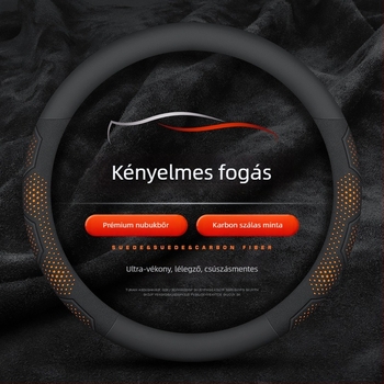 Mu xun autó kormányvédő huzat — eredeti stílus, mesterséges bőr, egész éves használat, univerzális telepítés.