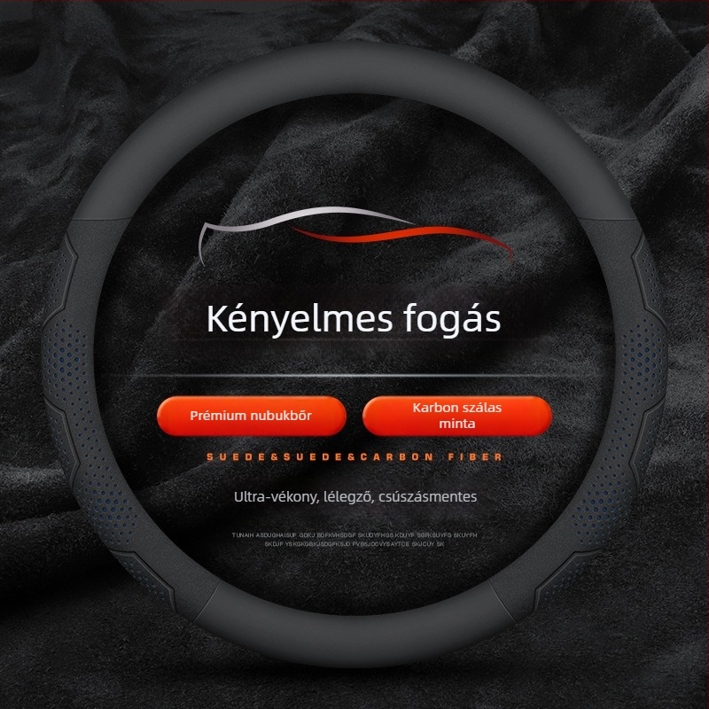 Mu xun autó kormányvédő huzat — eredeti stílus, mesterséges bőr, egész éves használat, univerzális telepítés.