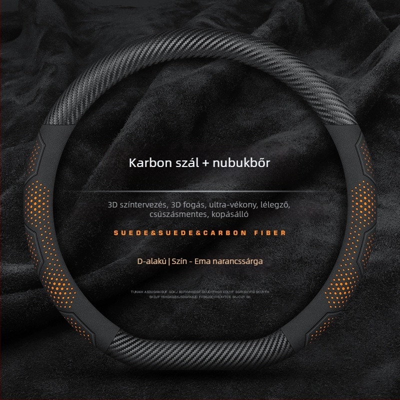 Mu xun autó kormányvédő huzat — eredeti stílus, mesterséges bőr, egész éves használat, univerzális telepítés.