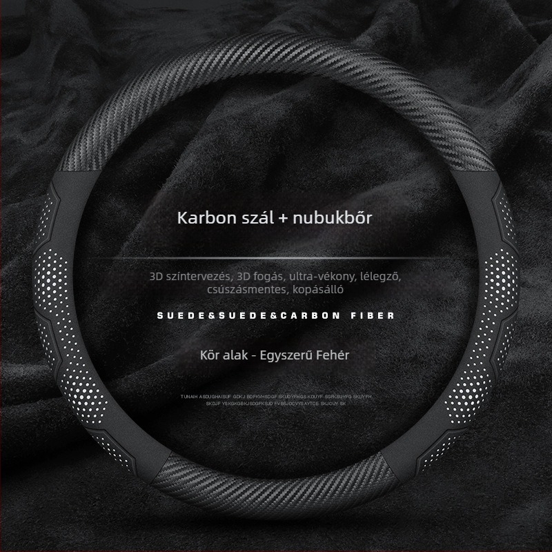 Mu xun autó kormányvédő huzat — eredeti stílus, mesterséges bőr, egész éves használat, univerzális telepítés.