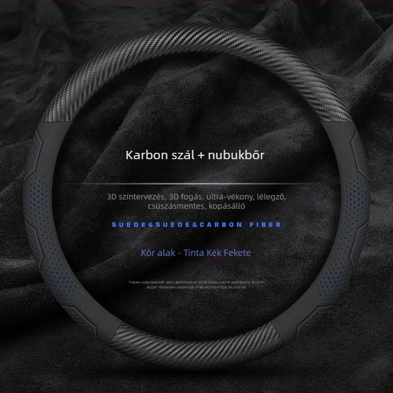 Mu xun autó kormányvédő huzat — eredeti stílus, mesterséges bőr, egész éves használat, univerzális telepítés.