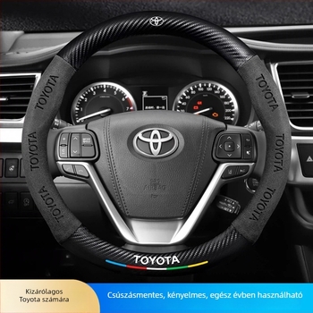 Volánvédő – valódi bőr, sportos stílus, személyre szabott illesztés, Toyota Camry, RAV4, Corolla modellekhez, minden évszakban