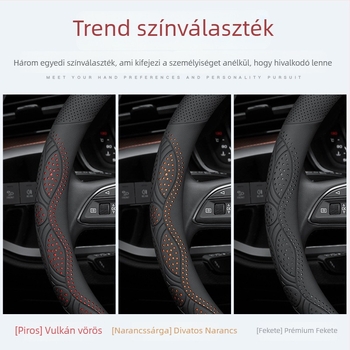 Mazda kormánykerék borítás, sportos stílus, minden évszakban használható, dedikált illeszkedés