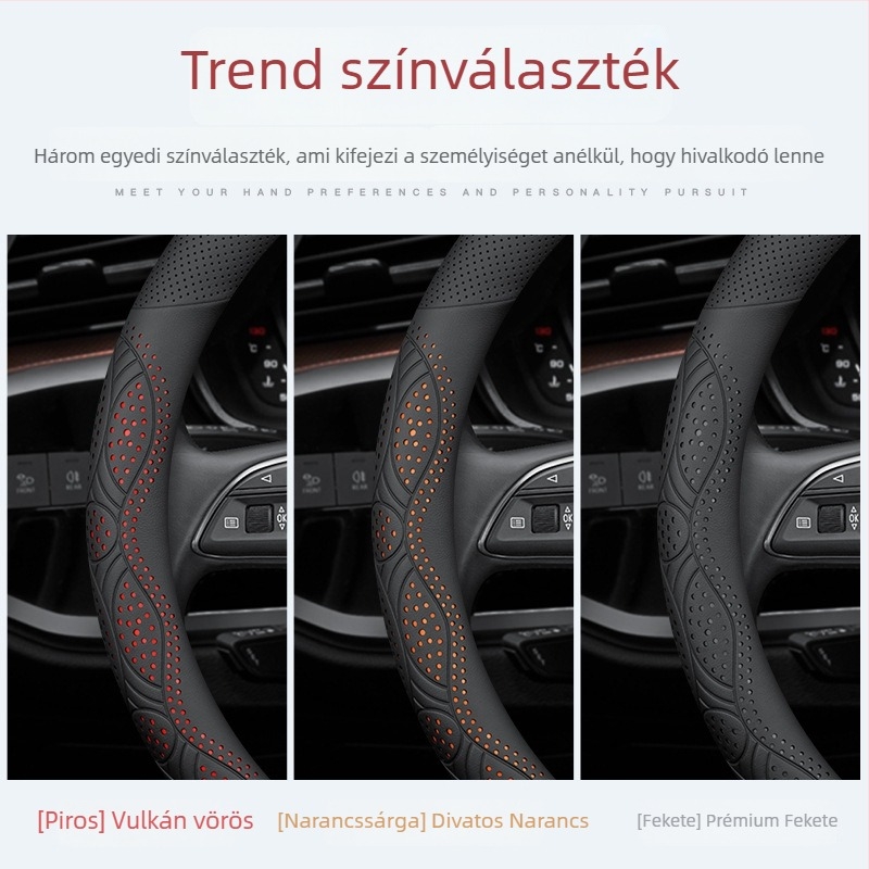 Mazda kormánykerék borítás, sportos stílus, minden évszakban használható, dedikált illeszkedés