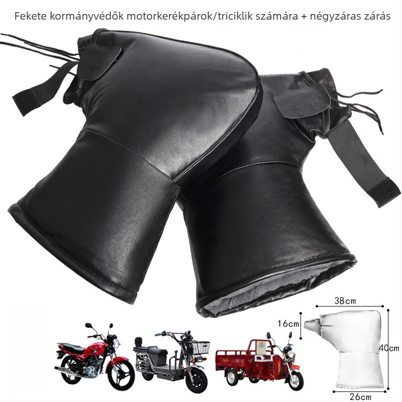 Motorkerékpáros kesztyűk, bőr, uniszex, felnőtt, kerékpározásra és versenyekre.