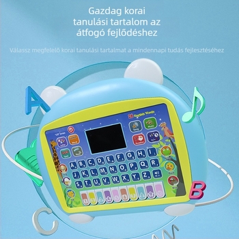 Korai oktatási történetgép - elektromos, zenei funkció, műanyag felépítés, memória nélkül, 4-6 éveseknek