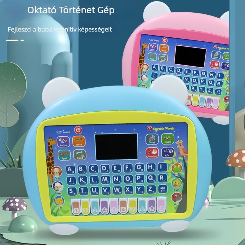 Korai oktatási történetgép - elektromos, zenei funkció, műanyag felépítés, memória nélkül, 4-6 éveseknek