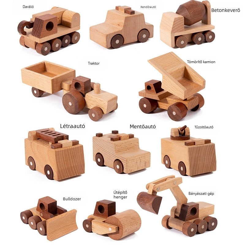 Mebele fa autómodell — fa játékok 4–6 éves gyermekeknek