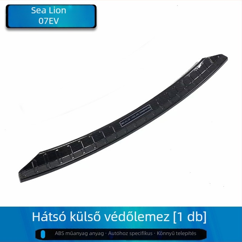 BYD Hiace 05/07Ev ajtó küszöb – üdvözlő pedál, csomagtérvédő és karosszéria megjelenésének módosító matrica