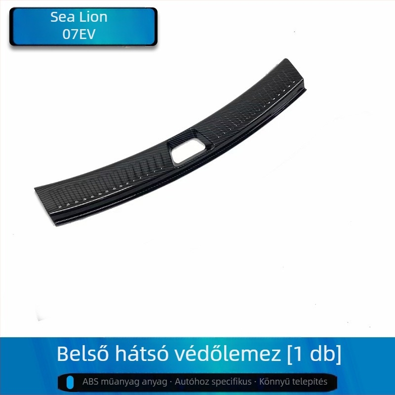 BYD Hiace 05/07Ev ajtó küszöb – üdvözlő pedál, csomagtérvédő és karosszéria megjelenésének módosító matrica