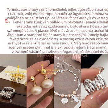 Fülbevalók U-alakú geometriával, réz anyag, 18K bevonat, egyszerű stílus, nőknek