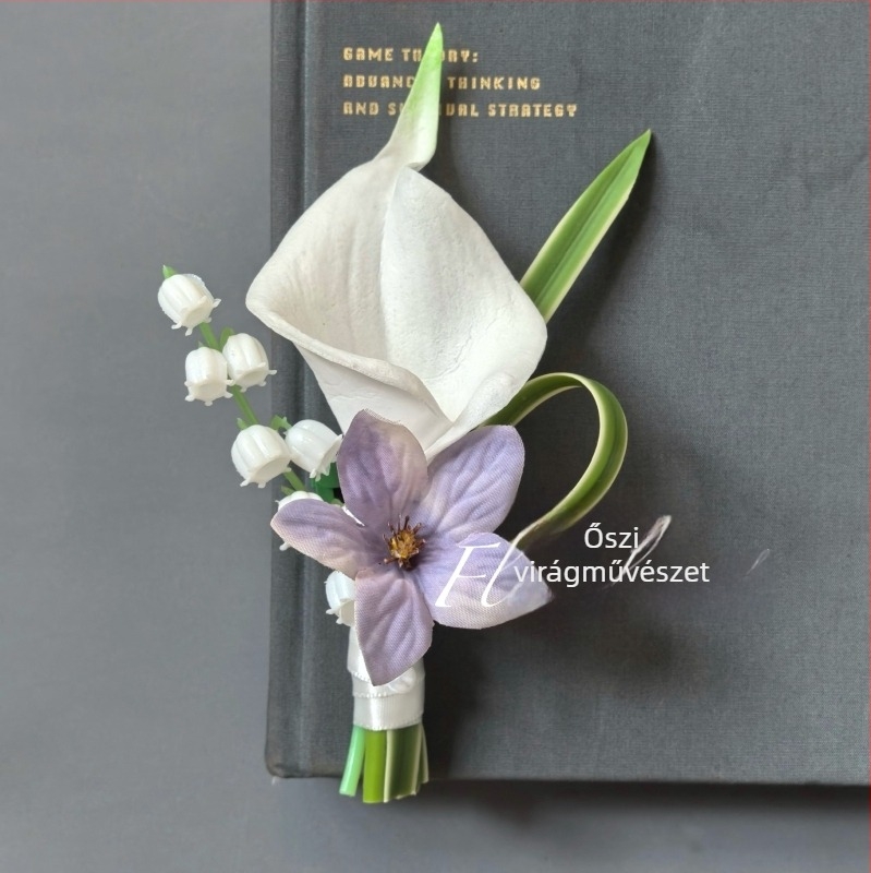 Esküvői virágkészlet mesterséges virágokkal a menyasszony és a vőlegény, koszorúslányok és koszorúslányok számára – esküvői fotórekvizitum (Márka: Egyéb; Anyag: Egyéb; Testreszabás nem lehetséges; Logó nyomtatása nem lehetséges)