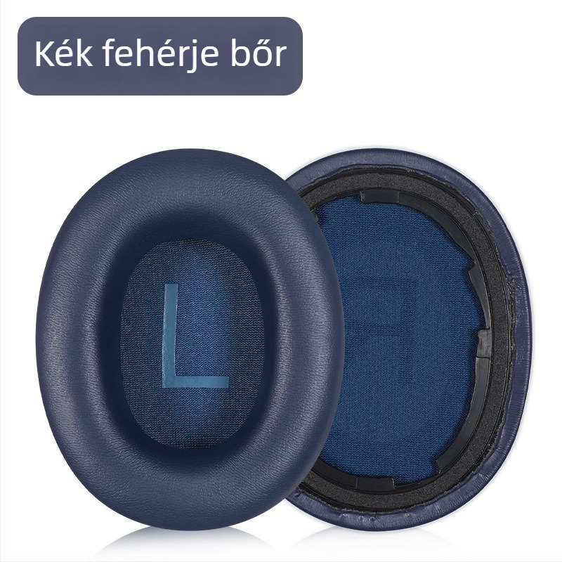 PU bőr fülpárnák QCY H3, H3 Pro és H3 Lite-hoz — PU bőr, egyszerű felszerelés, kompatibilis a QCY H3 sorozattal