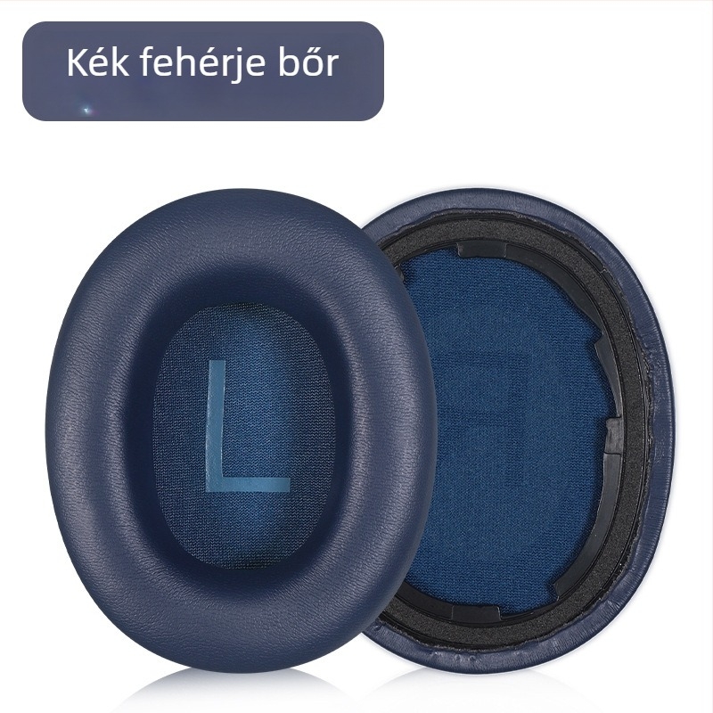 PU bőr fülpárnák QCY H3, H3 Pro és H3 Lite-hoz — PU bőr, egyszerű felszerelés, kompatibilis a QCY H3 sorozattal