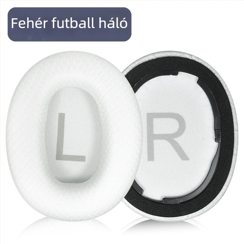 PU bőr fülpárnák QCY H3, H3 Pro és H3 Lite-hoz — PU bőr, egyszerű felszerelés, kompatibilis a QCY H3 sorozattal