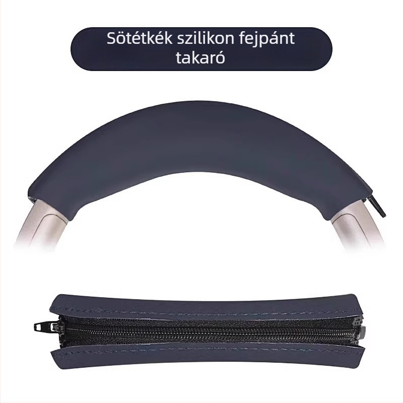 PU bőr fülpárnák QCY H3, H3 Pro és H3 Lite-hoz — PU bőr, egyszerű felszerelés, kompatibilis a QCY H3 sorozattal